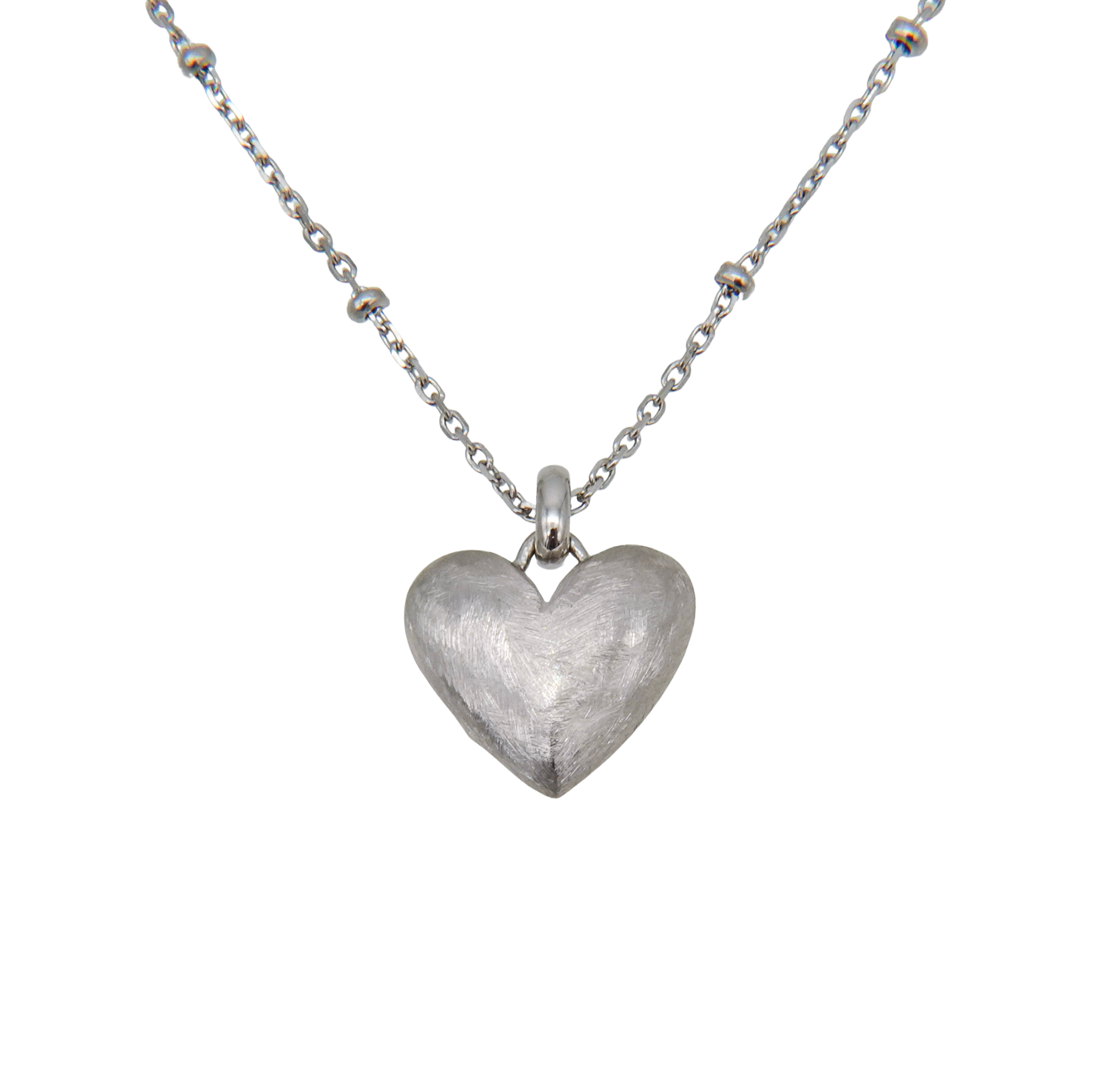 Silver necklace SMP6 ハートネックレス – unigem