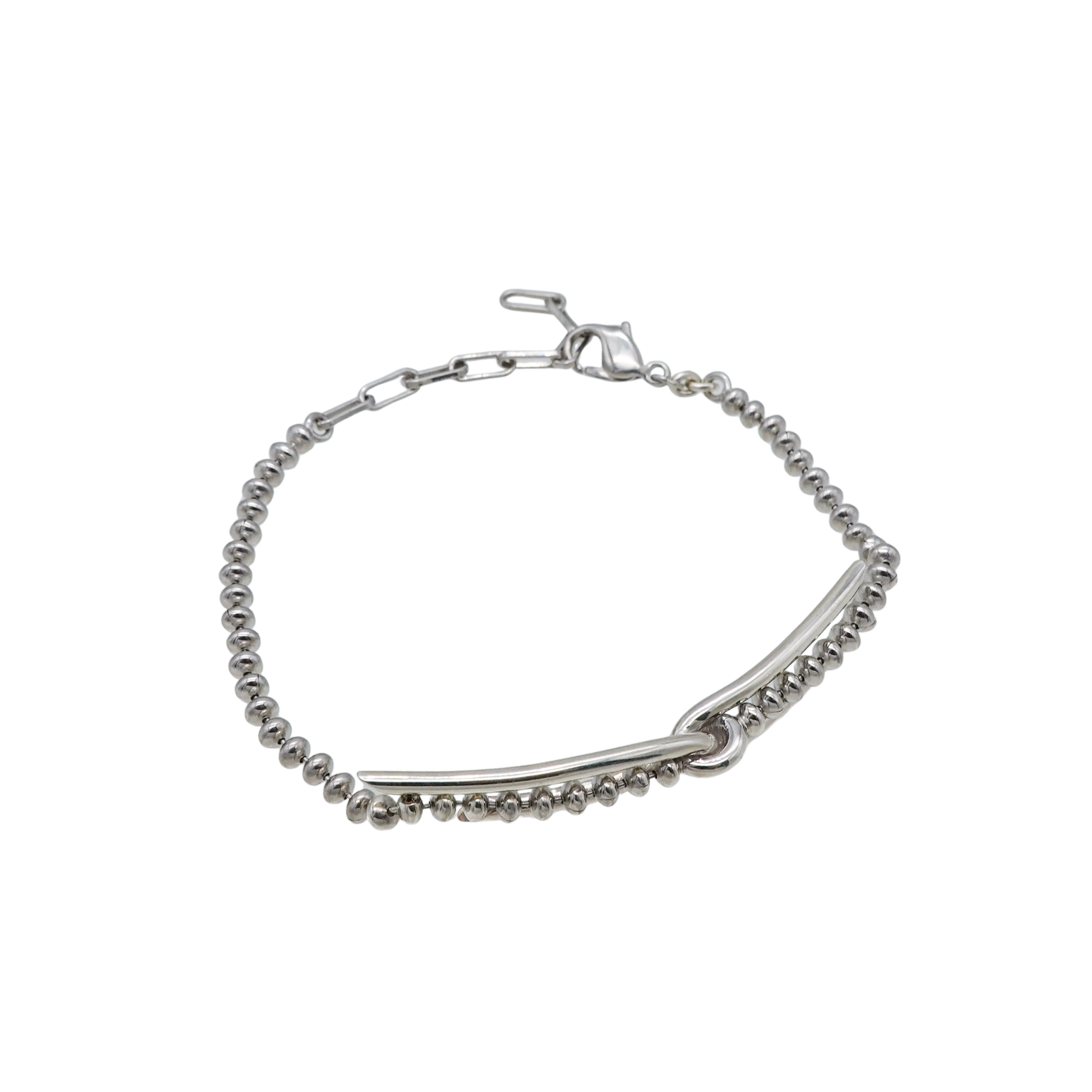 BTOB ユクソンジェ ペンミ ブレスレット THREADS Silver Cross Bracelet – unigem