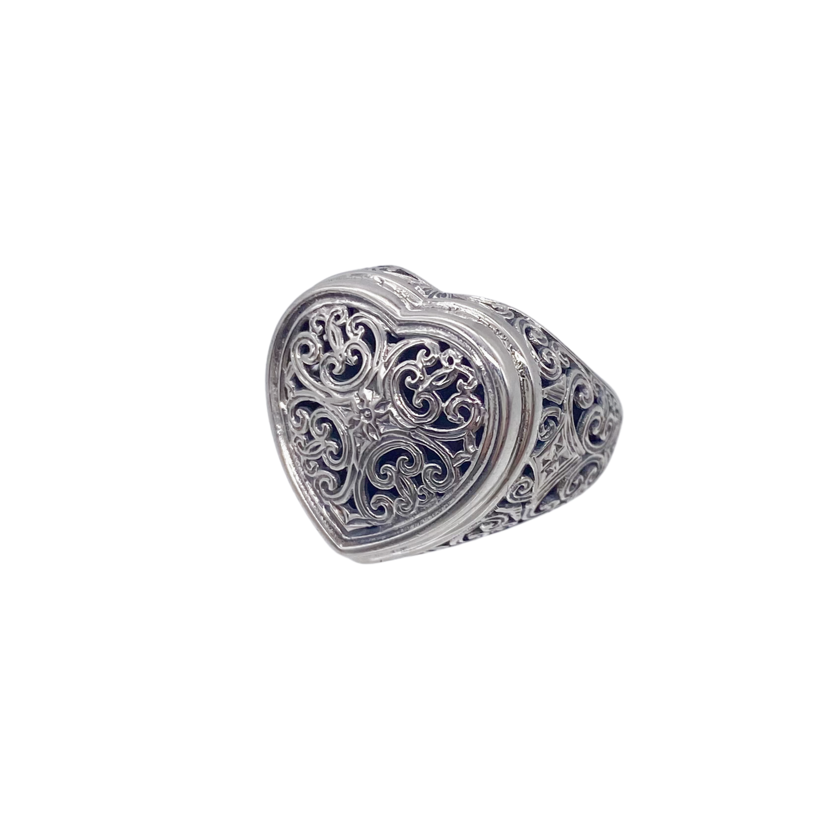Mediterranean Heart Ring in Sterling Silver_20100 – unigem