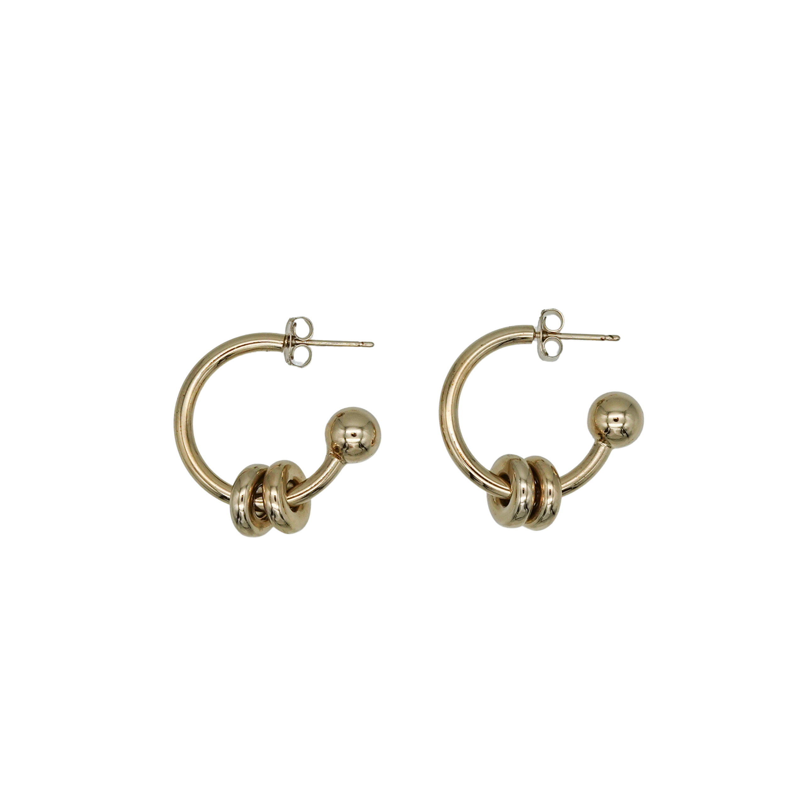 ALAN EARRINGS (Gold) – unigem