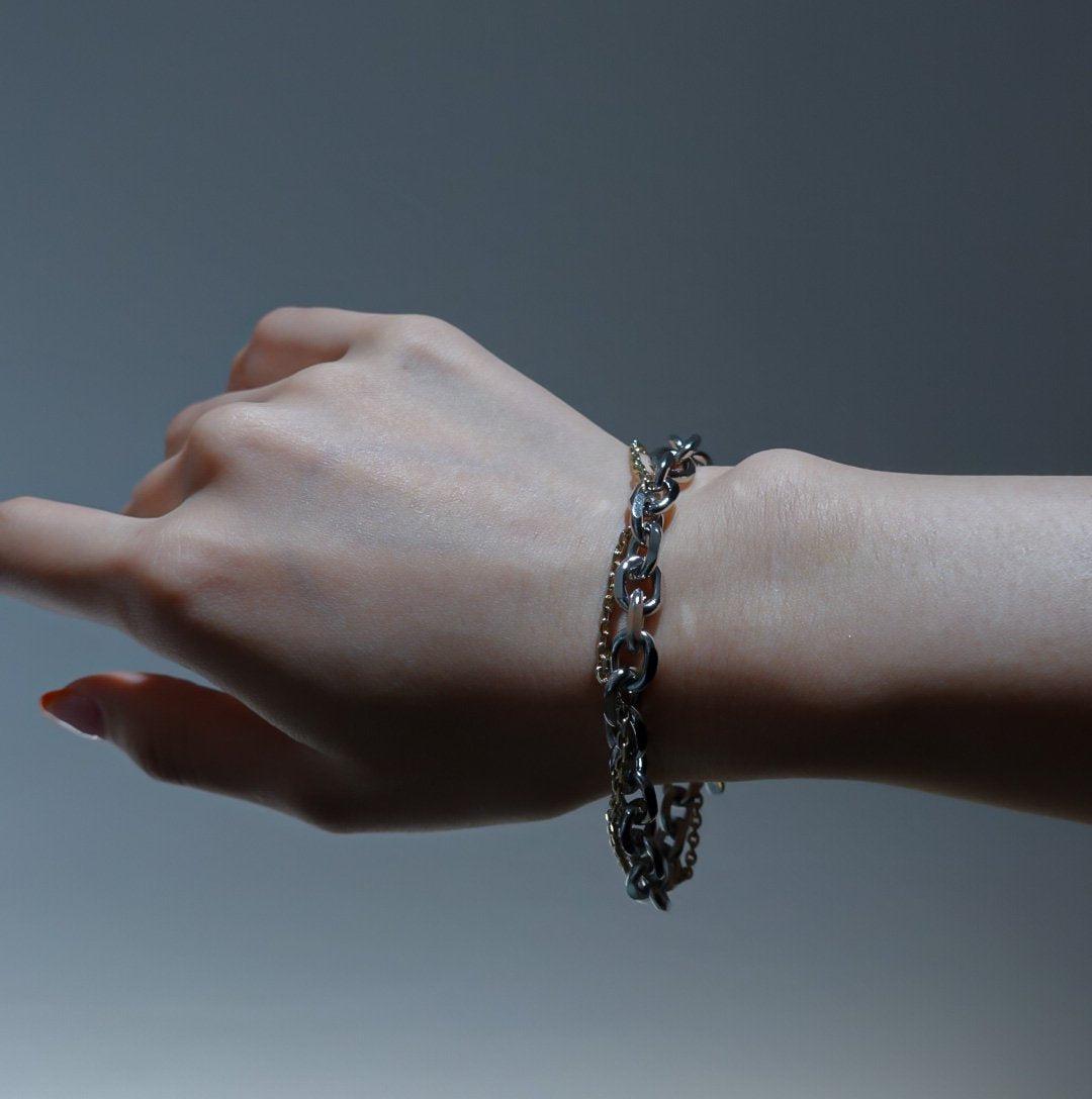 Justine Clenquet シルバー ゴールド ブレスレット Dana bracelet – unigem