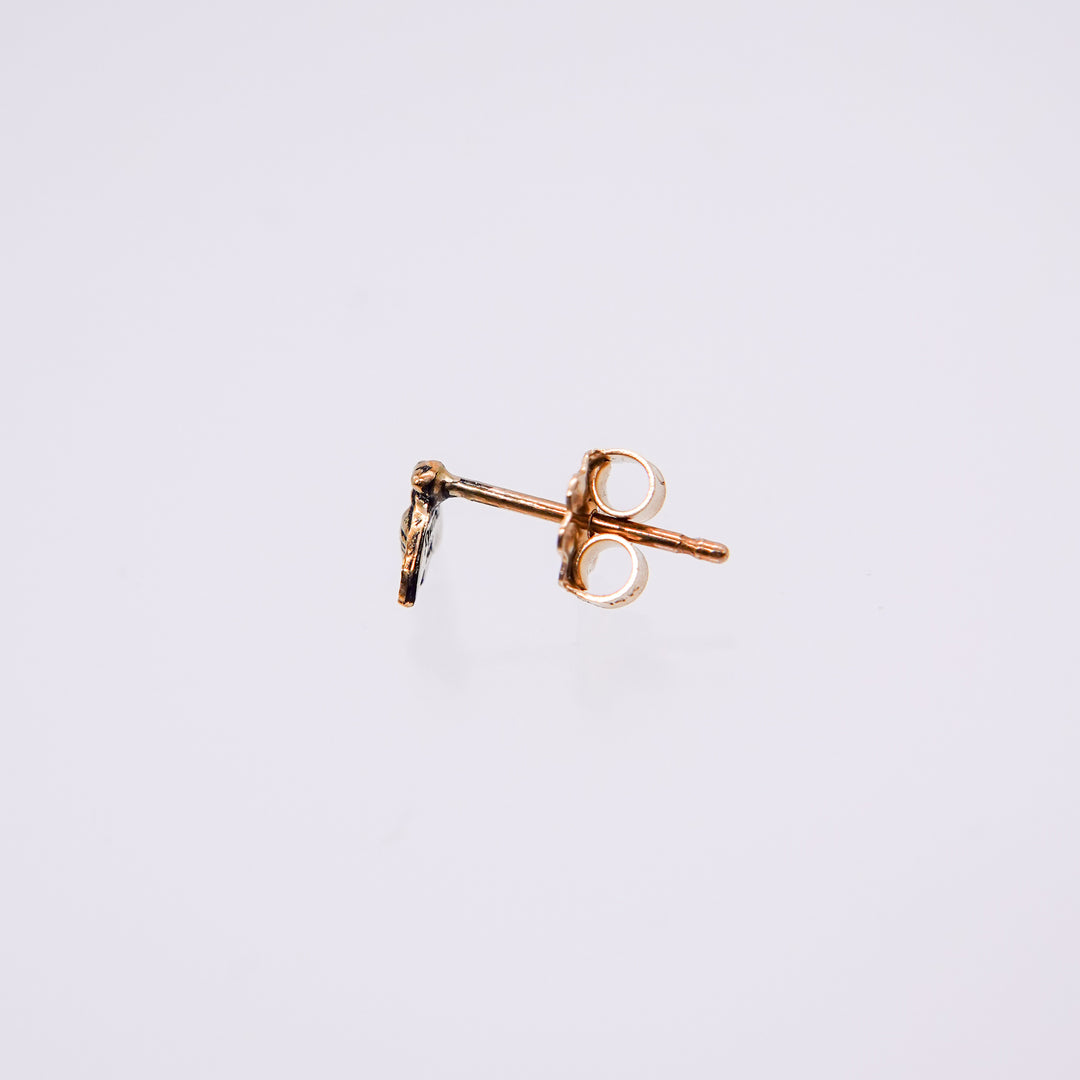 Bee 14K Gold Symbol Stud