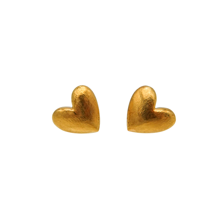 Gold pierced earrings GMA23ピアス Heart