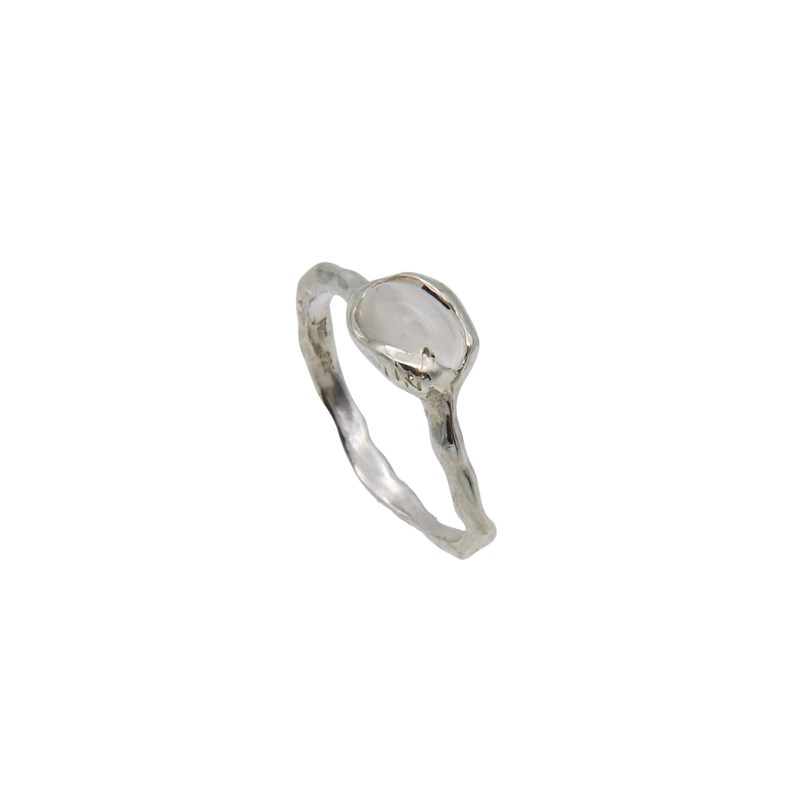 moon stone ring