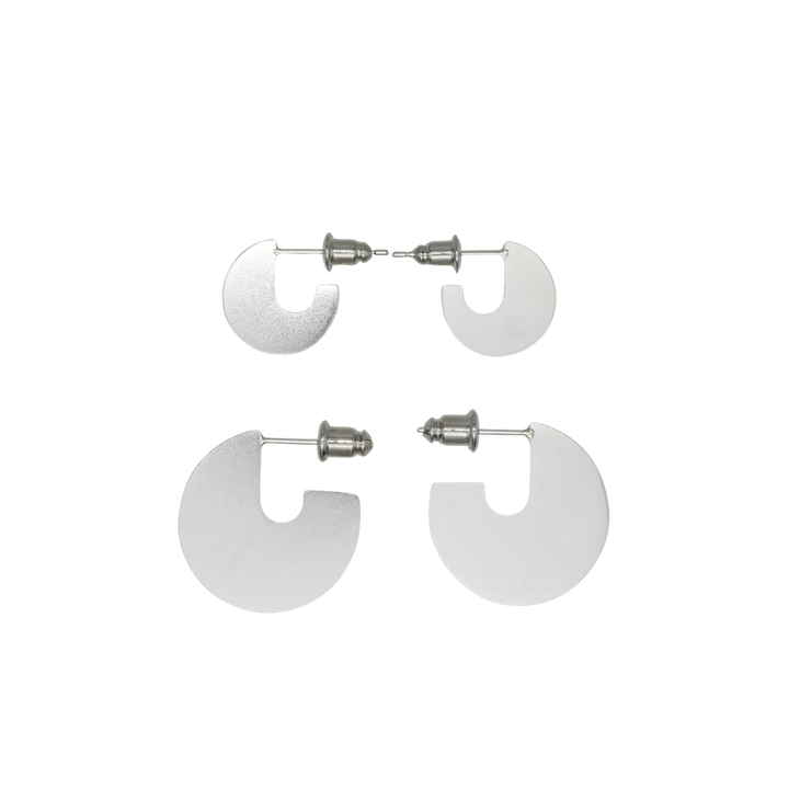 DISC pierced earring