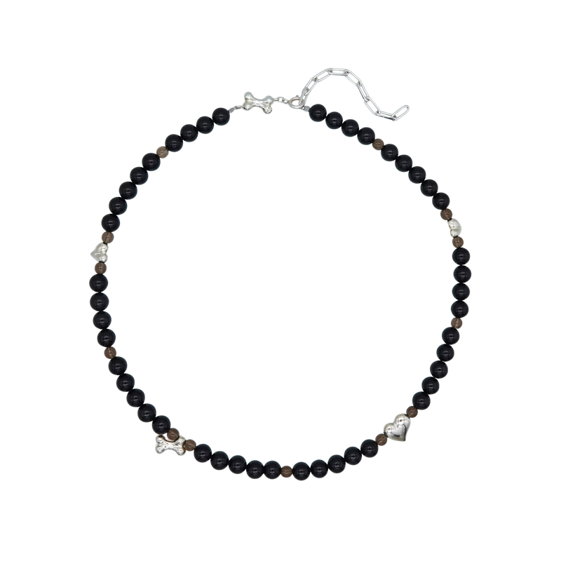 RE:PARTS / The Gem Necklace (Black)