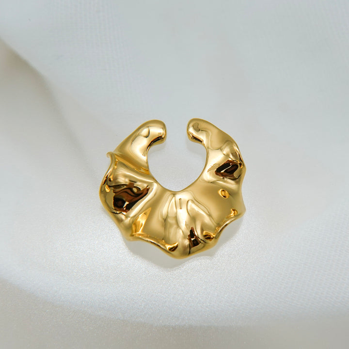 Flora Ear Cuff【M】SV+K18YGP