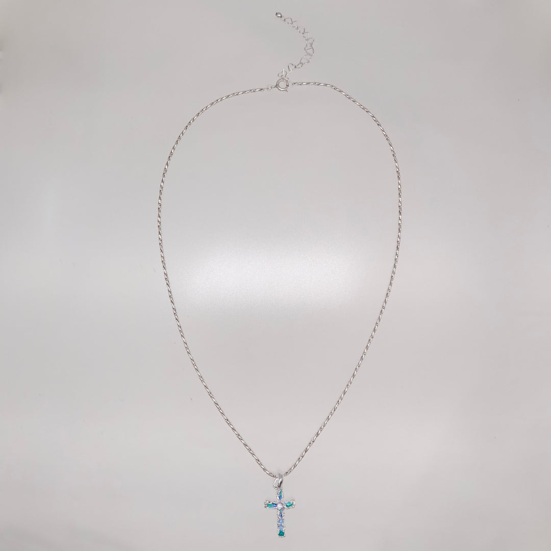 Shippo cross necklace