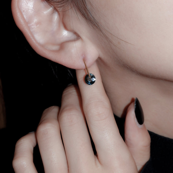 CANDY London Blue Topaz Pierced Earring