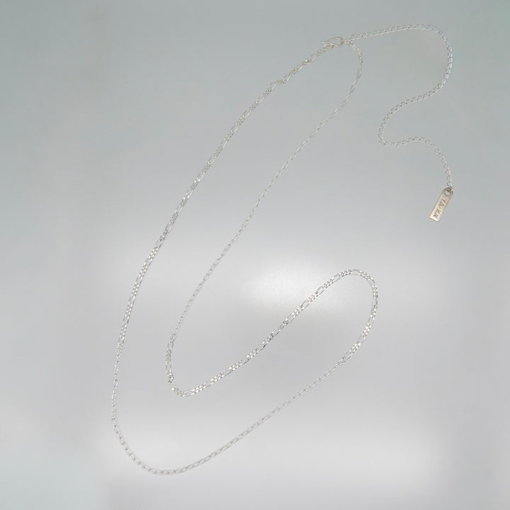 silver925 mix chain 2way necklace [LBN5]