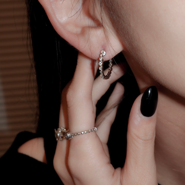 グラデーションジルコニアフープピアス(RGP)