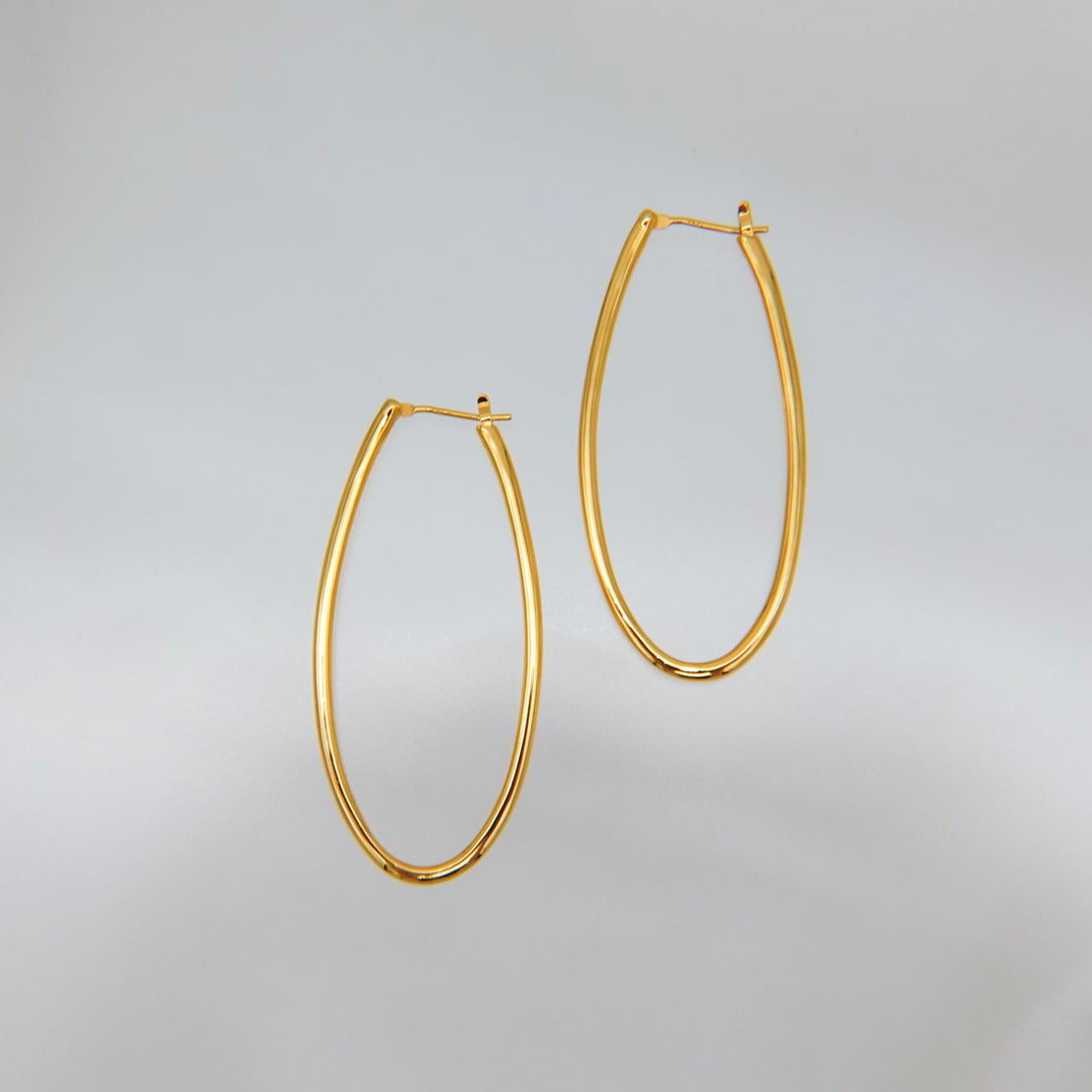 Gold pierced earrings GMA17 ピアス