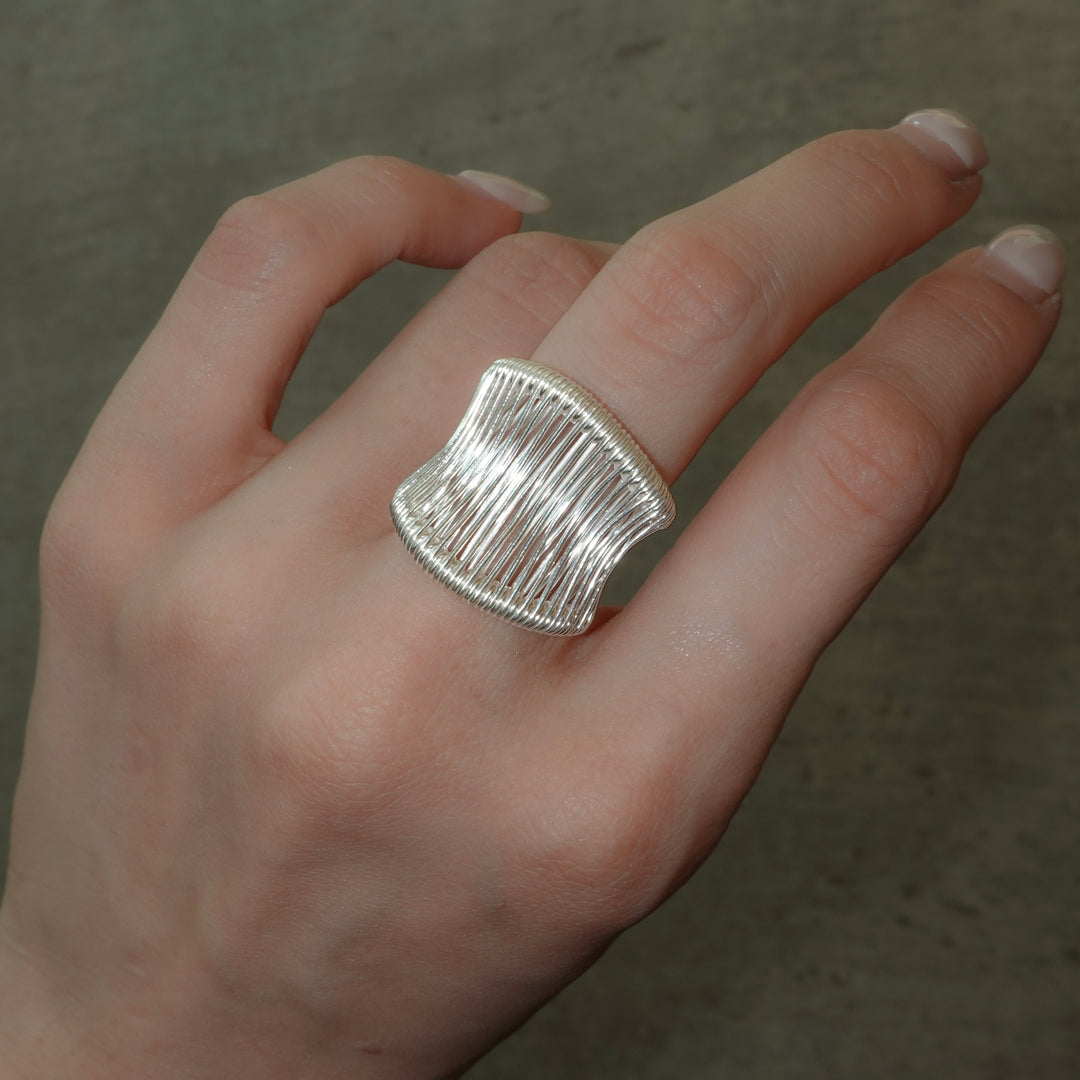 karen silver ring