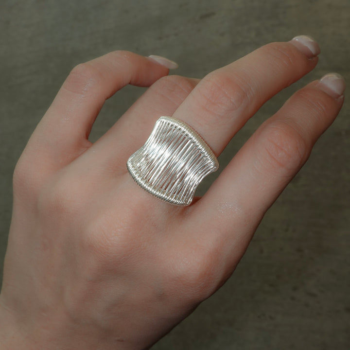 karen silver ring