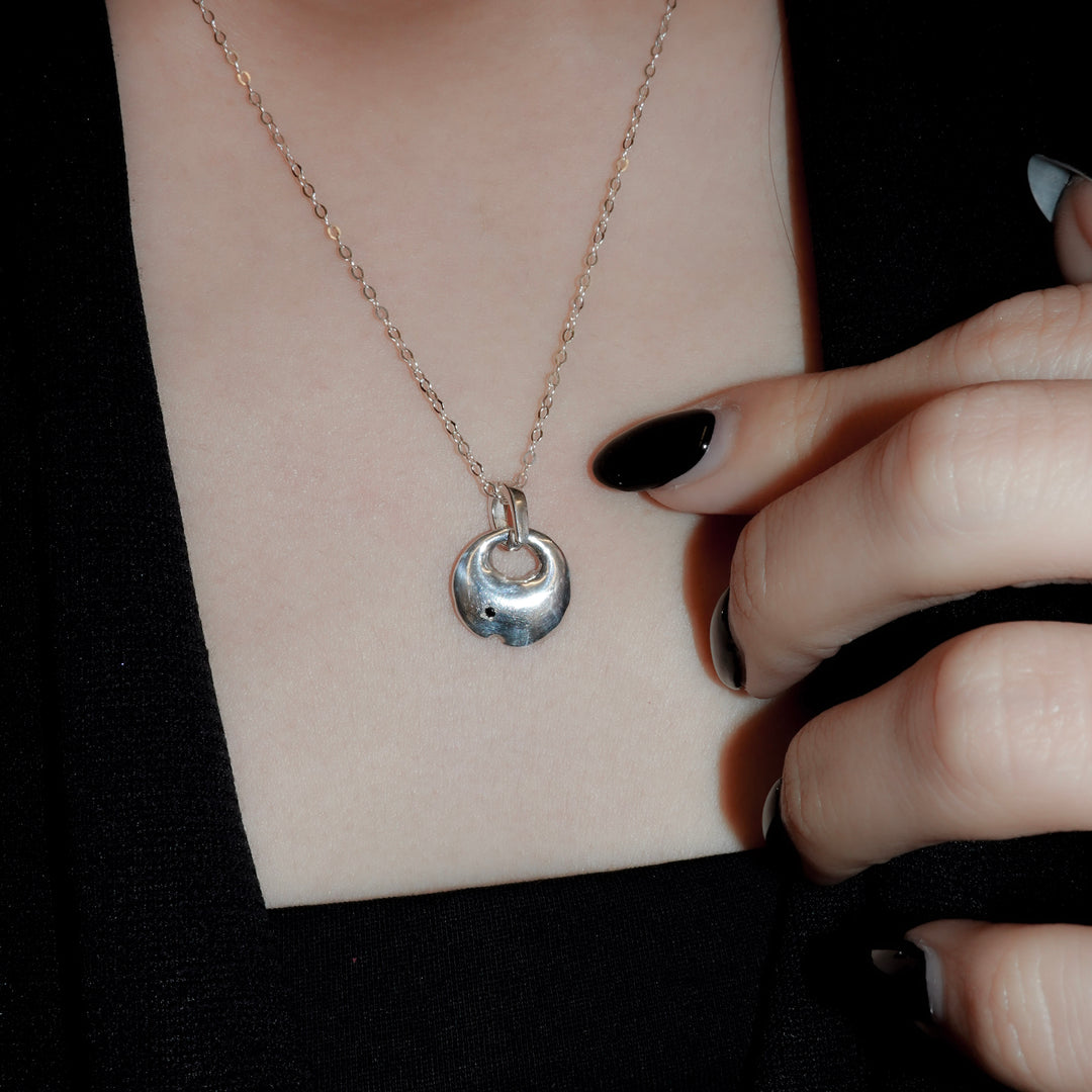 Charm Necklace-Full Moon