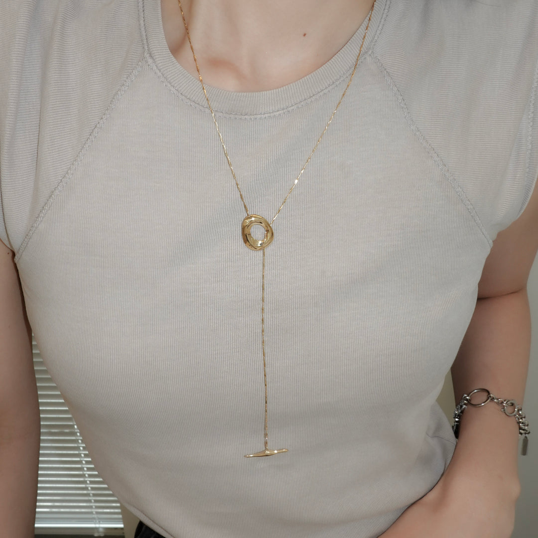 DROP PEBBLE TEARS NECKLACE