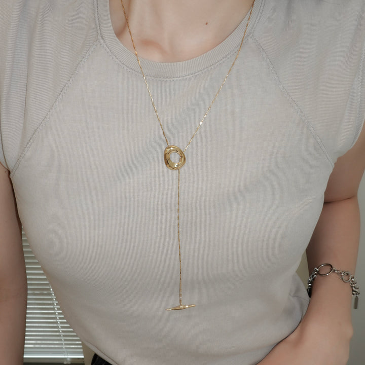 DROP PEBBLE TEARS NECKLACE