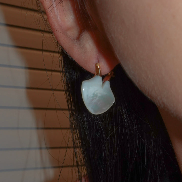 STONE ROTUS K18 EARRINGS