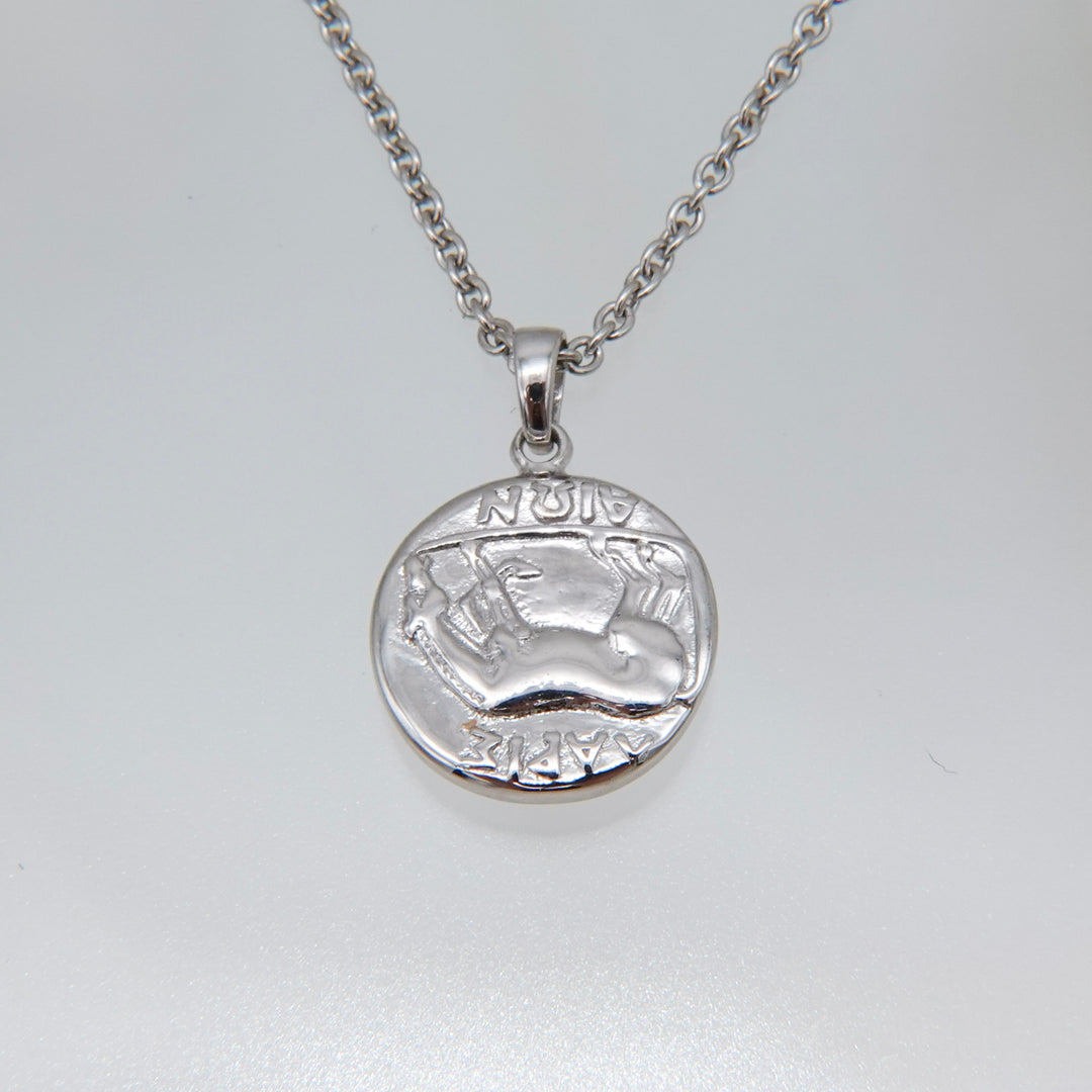 Silver Coin necklace