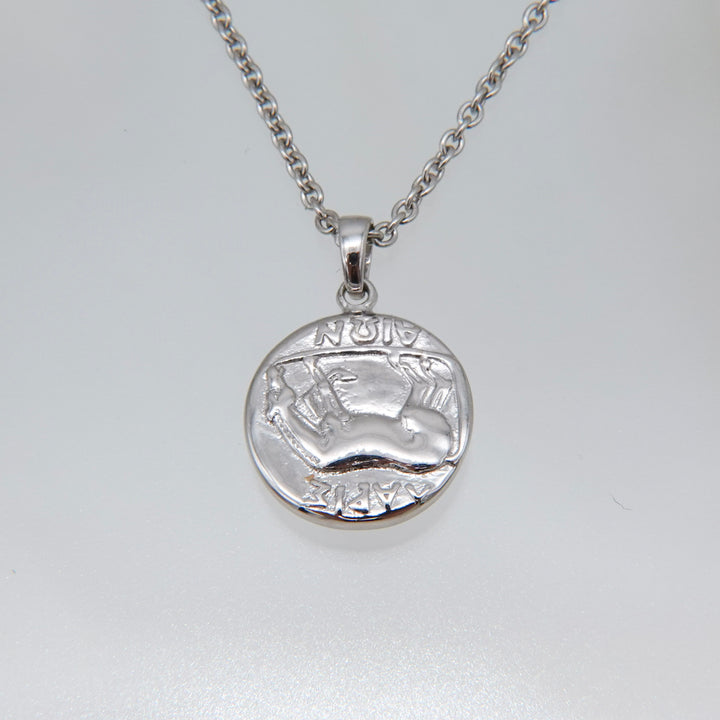 Silver Coin necklace
