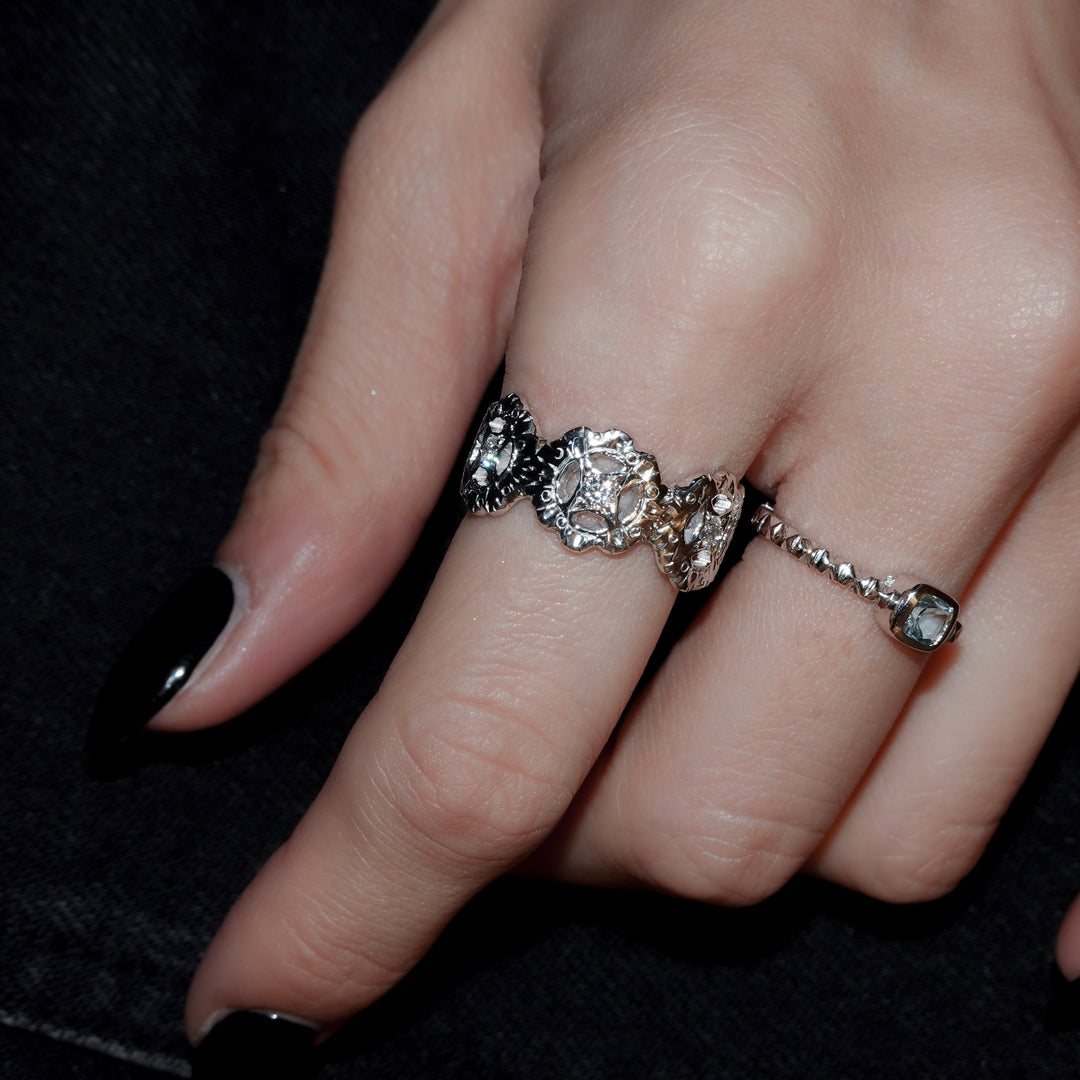 フィレンツェ彫りフラワーリング(RGP)