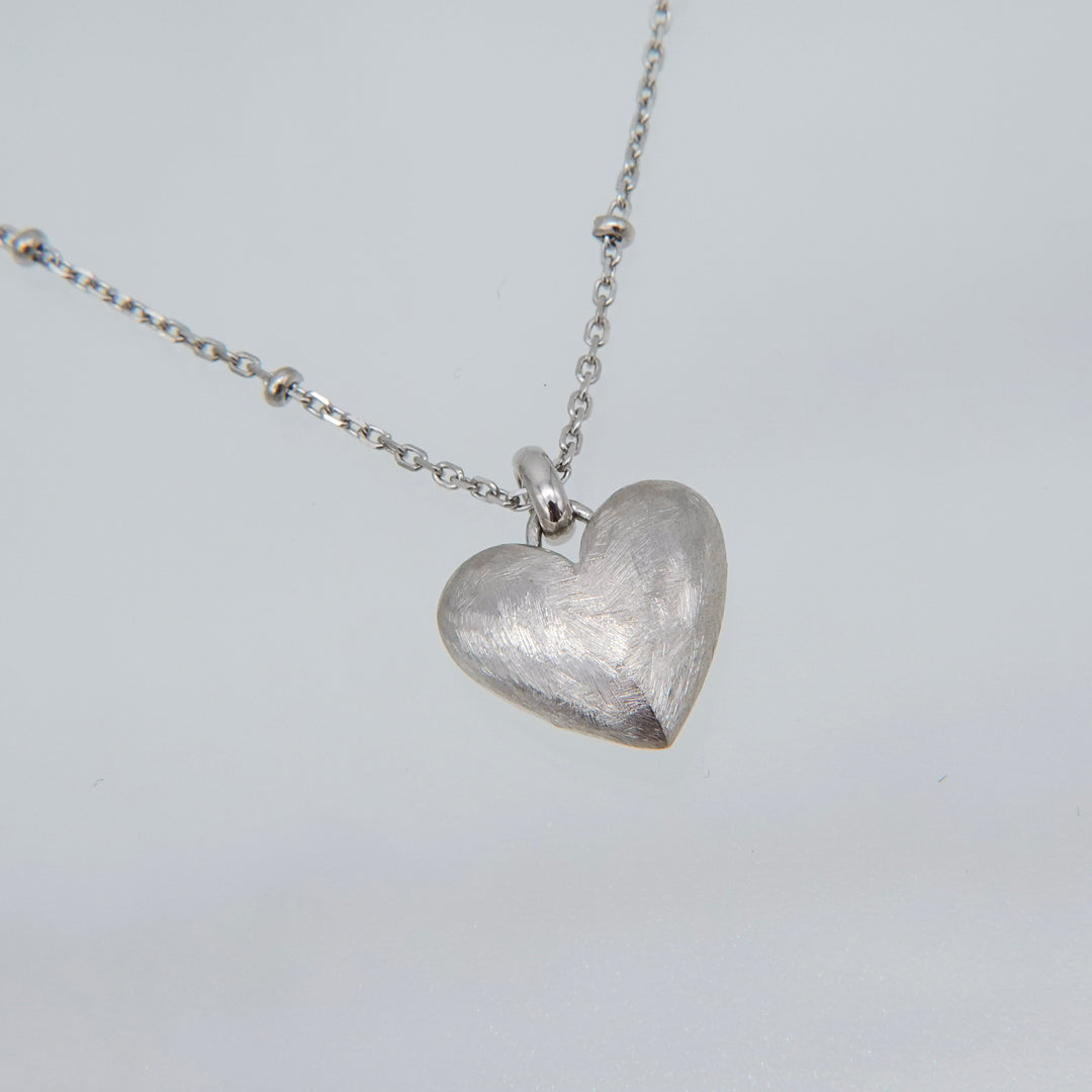 Silver necklace SMP6 ハートネックレス