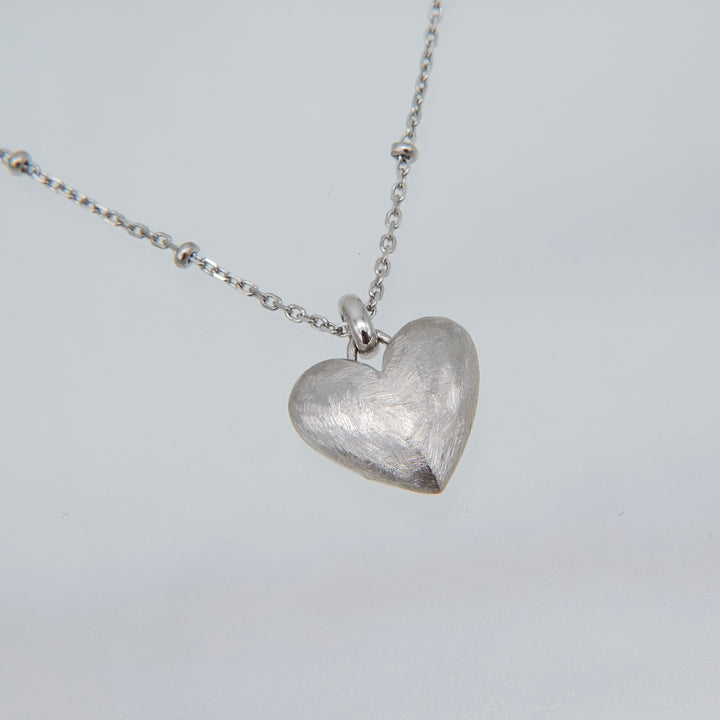 Silver necklace SMP6 ハートネックレス