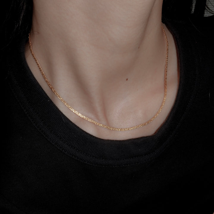 YU-KIN SATIN LINE NECKLACE 38