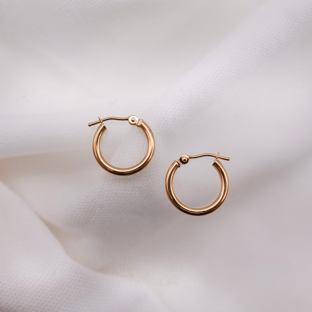 Small Gold Hoop Earrings