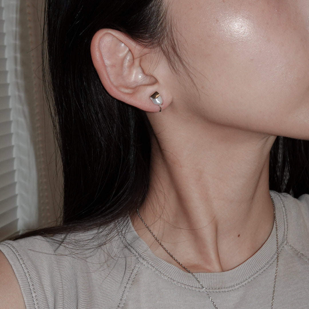 HASAMU earring pearl