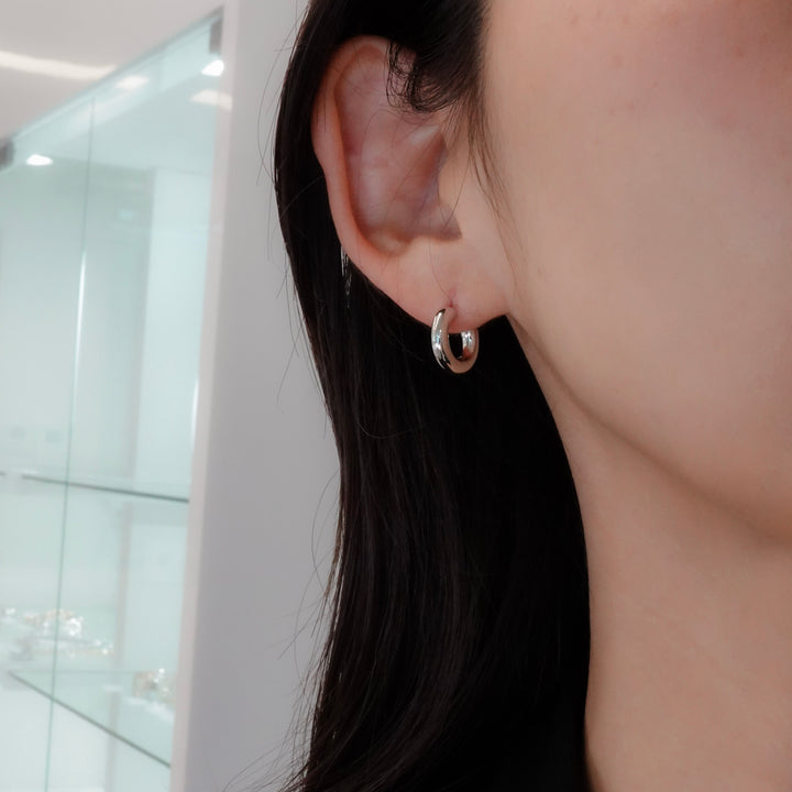 Silver pierced earrings SMA18ピアス