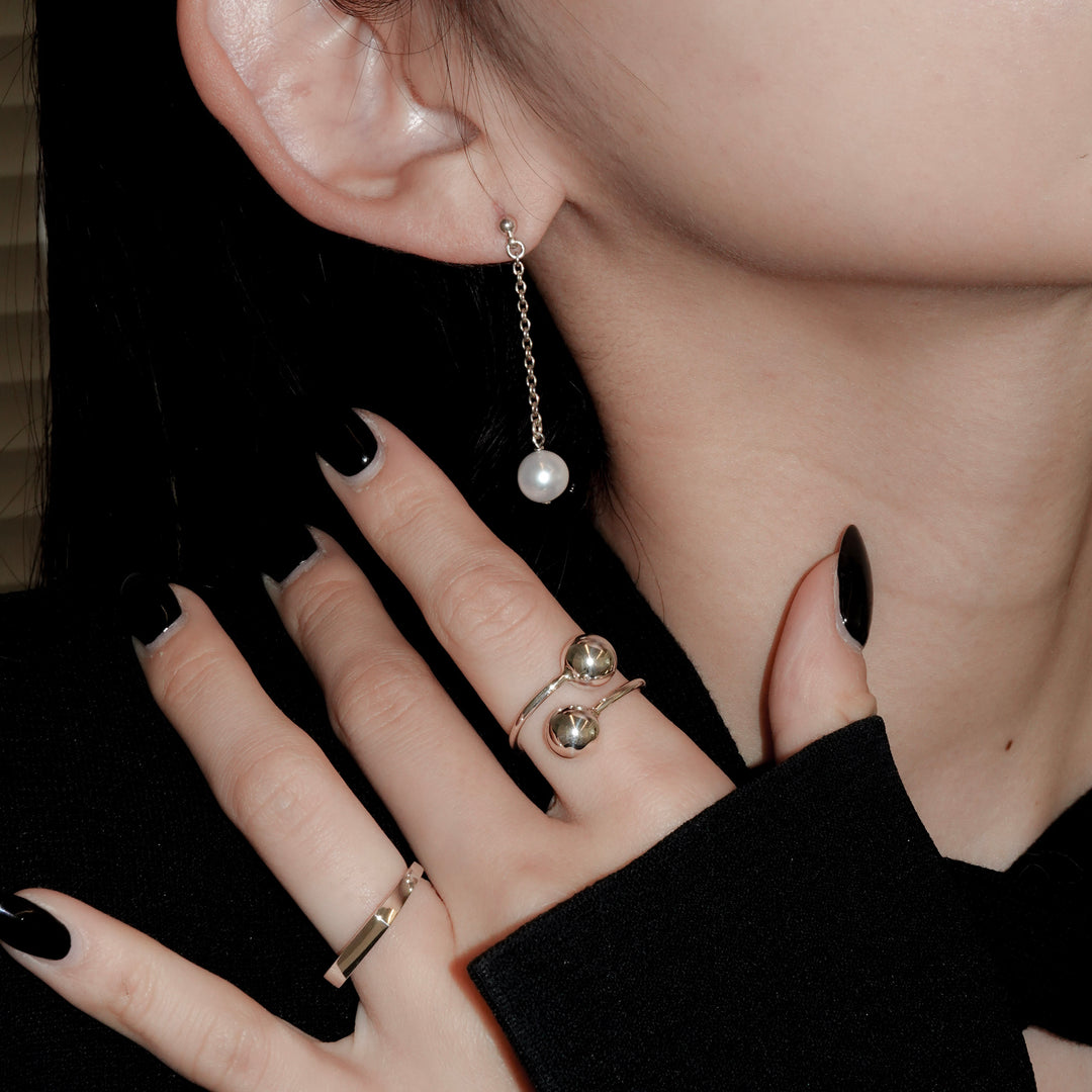 "Ball" ring (SILVER)