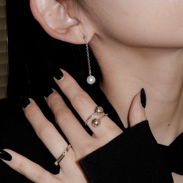 "Ball" ring (SILVER)