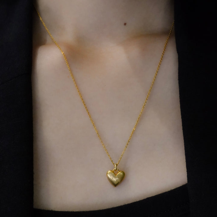 Gold necklace GMP7 ハートネックレスs