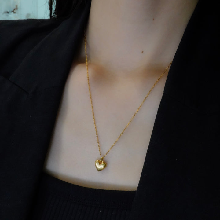 Gold necklace GMP7 ハートネックレスs