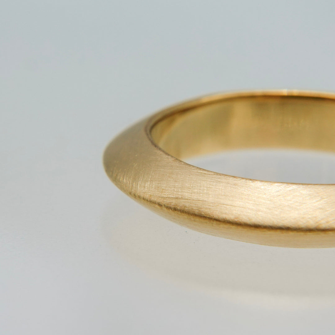 PLATE RING MATT VERMEIL