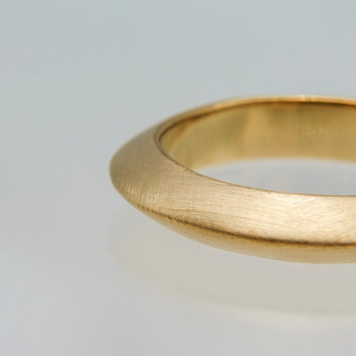 PLATE RING MATT VERMEIL