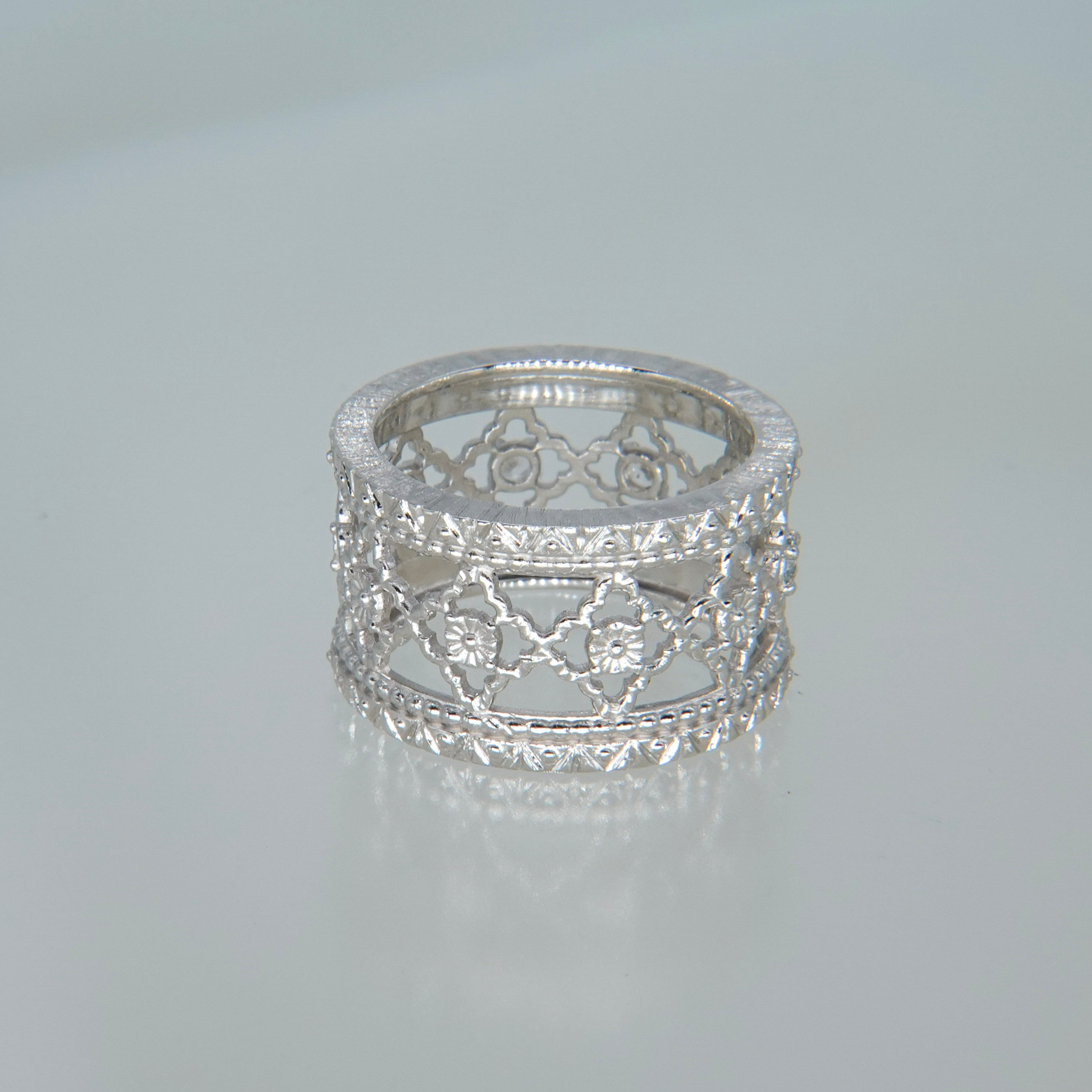 サファイア・フィレンツェ彫りリング(rgp) – unigem