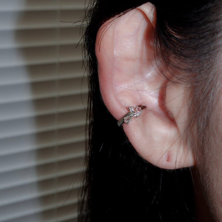 rose cut ear cuff
