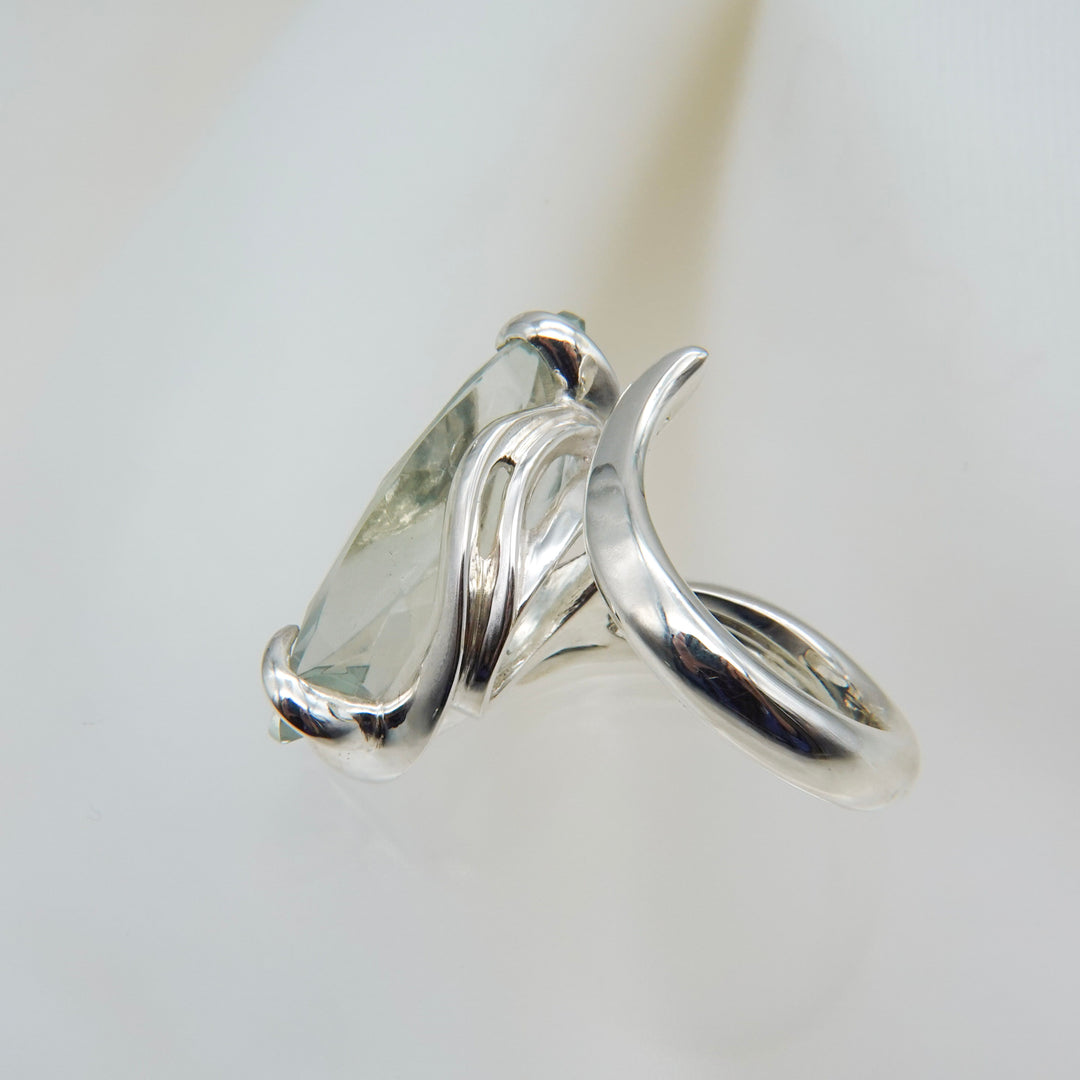 FIRE Flame / Jewel Ring (Green Amethyst)