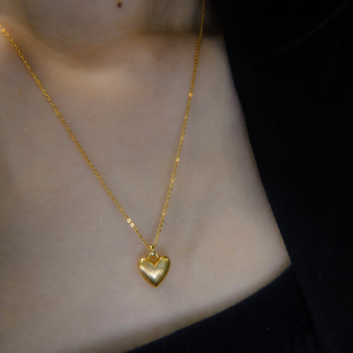 Gold necklace GMP7 ハートネックレスs