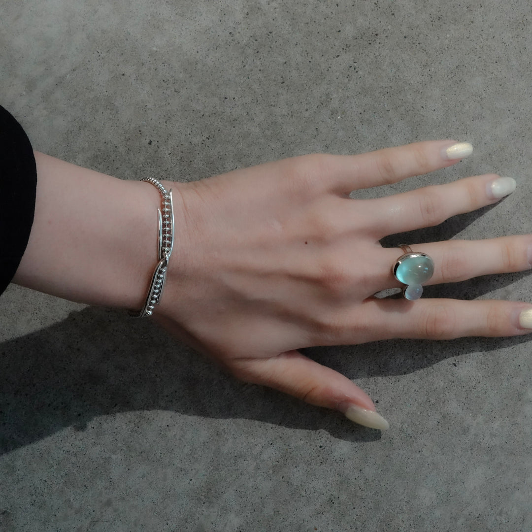 THREADS Silver Cross Bracelet