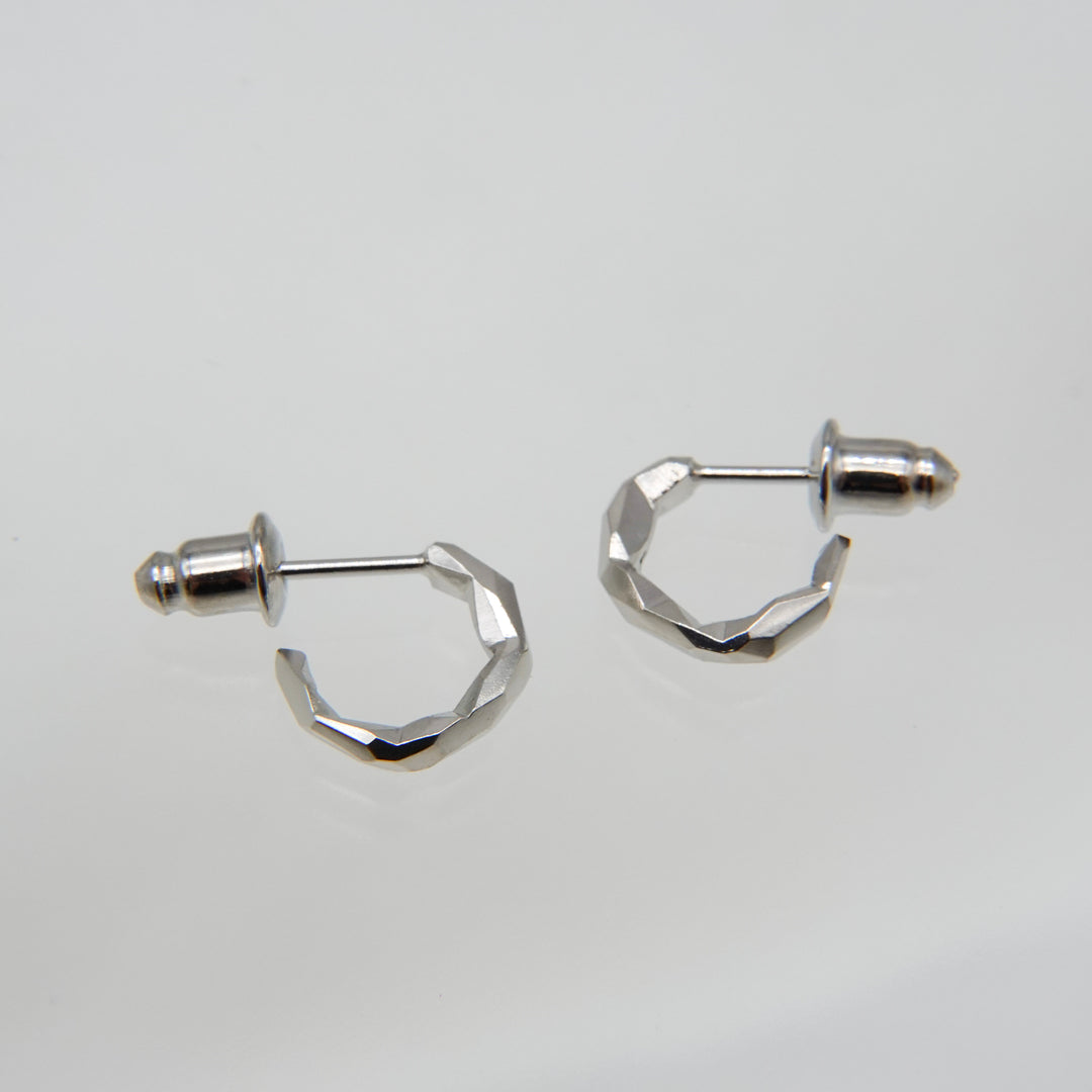 NEUTRAL RING pierced earrings S