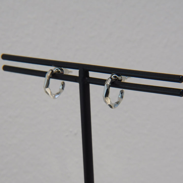 NEUTRAL RING pierced earrings S