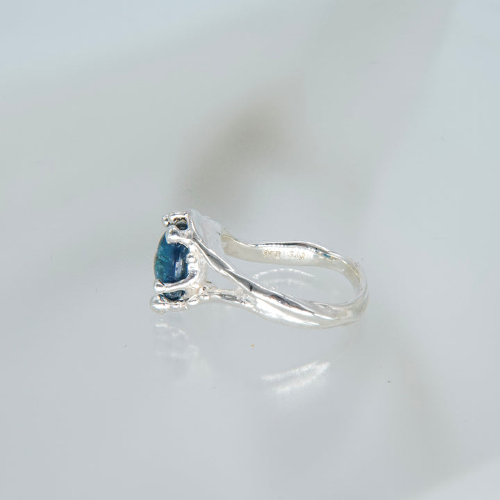 Teal Blue Kyanite Ring (SAI OOAKSeries)