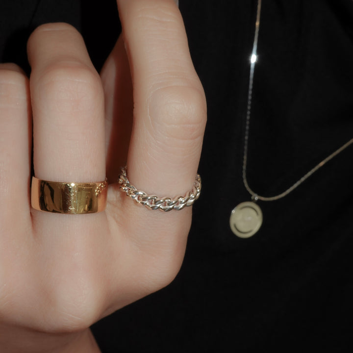 Arc #2 - Cuff Ring_K18YG coat
