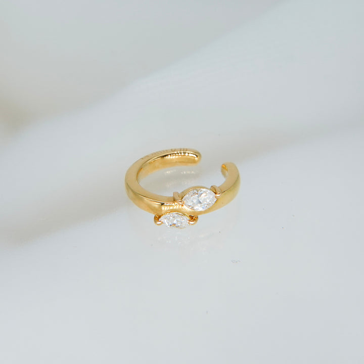 marquise ear cuff