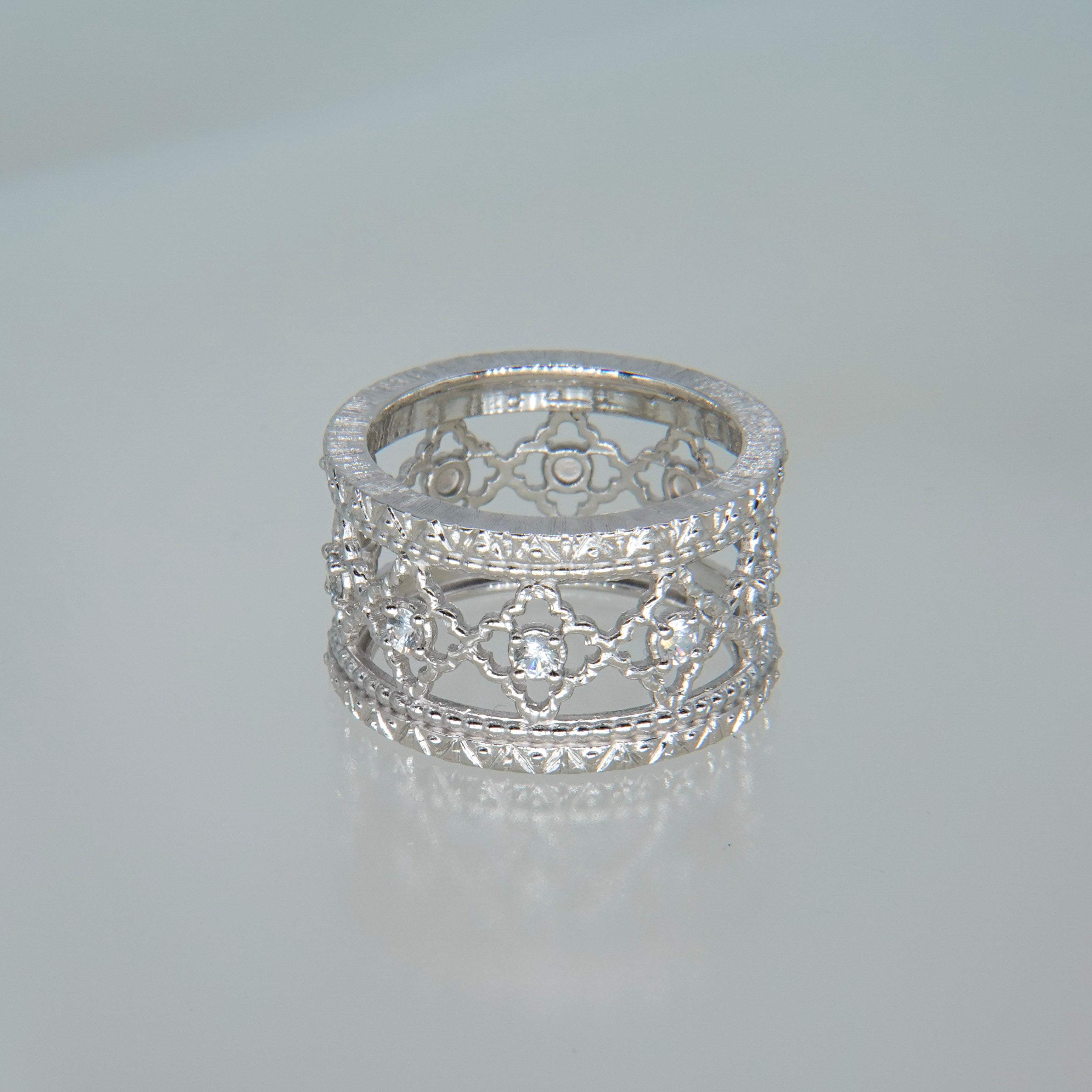 サファイア・フィレンツェ彫りリング(rgp) – unigem