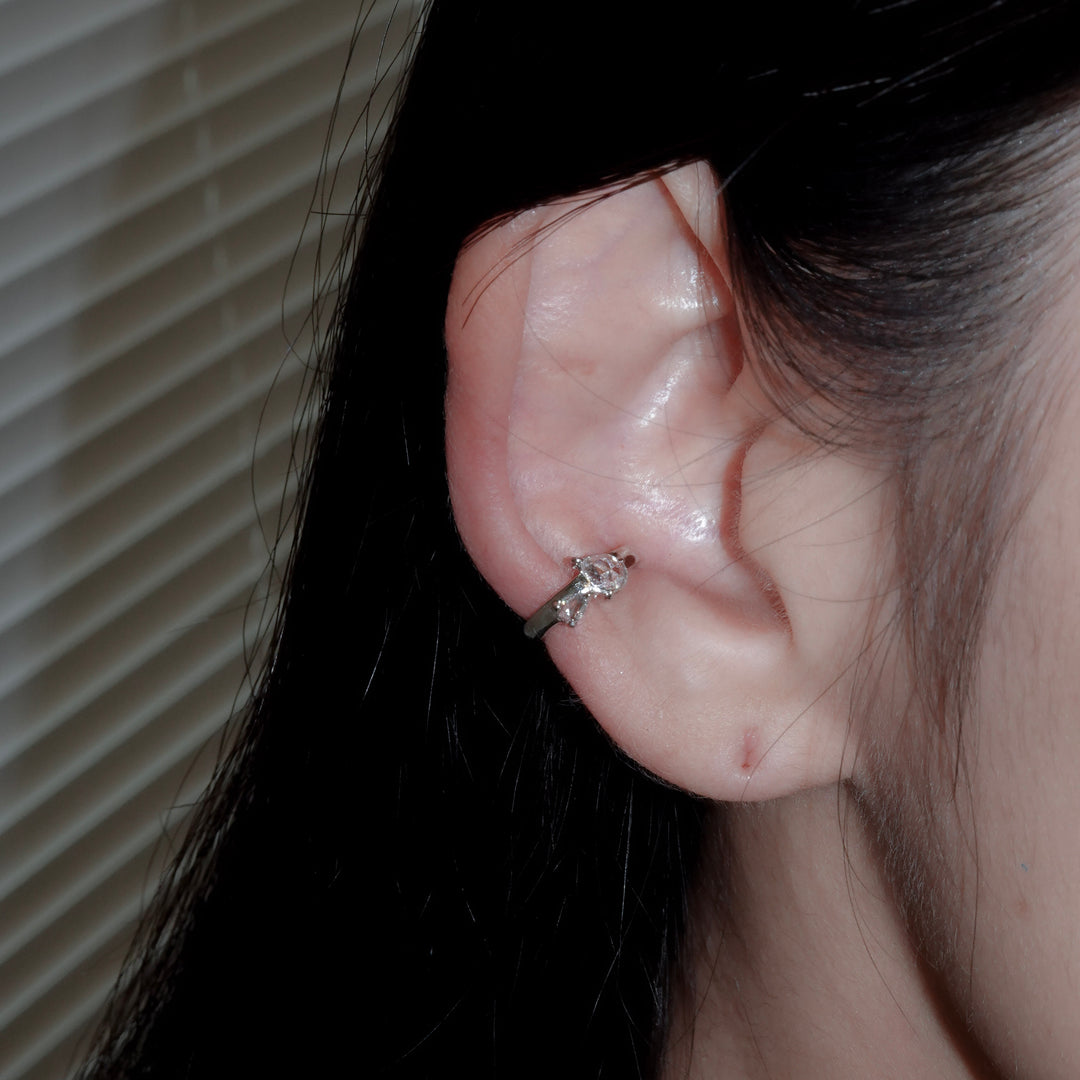 rose cut ear cuff