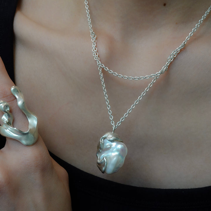 EROSION - Keshi Necklace (Short)